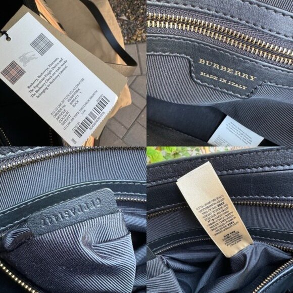 Burberry Large Link Zip 1983 Check Tote - Picture 14 of 14